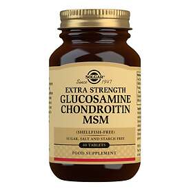 Solgar Extra Strength Glucosamine Chondroitin MSM 60 Tabletter