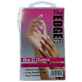 The Edge Nails Big C Curve False Nails 100-pack