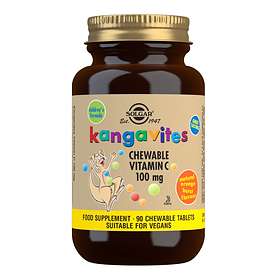 Solgar Kangavites Chewable Vitamin C 100mg 90 Tablets