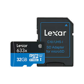 Lexar High Performance microSDHC Class 10 UHS-I U1 633x 32GB