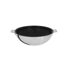 STONELINE® poêle wok 30 cm - Made in Germany, poignée amovible, induction