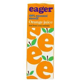 Eager Drinks 100% Squeezed Smooth Pappkartong 1l 8-pack