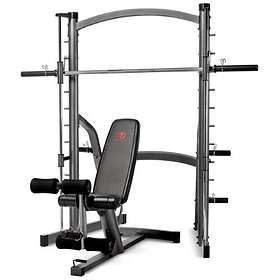 Marcy Fitness SM-1000 Home Gym Smith Machine with Weight Bench