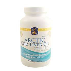 Nordic Naturals Arctic Cod Liver Oil 180 Kapsler