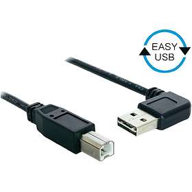 DeLock Easy-USB USB A (angled) - USB B 2.0 1m