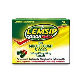 Lemsip Cough Max for Mucus Cough & Cold 16 Capsules
