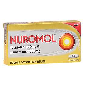 Nuromol 200mg/500mg 12 Tablets