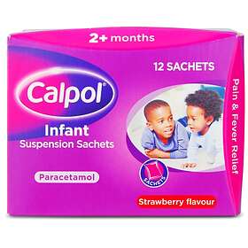 Calpol Infant Suspension Strawberry Pulver 12pcs