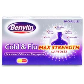 Benylin Cold & Flu Maxstrength 16 Capsules