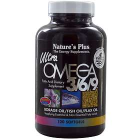 Nature's Plus Ultra Omega 3 6 9 120 Capsules