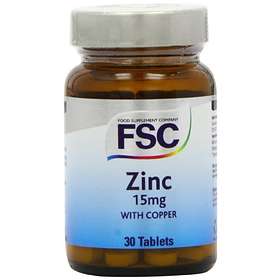 FSC Zinc 15mg with Copper 30 Tablets