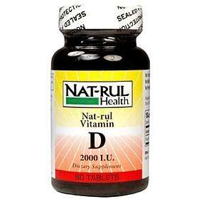 Nat-Rul Health Vitamin D 2000IU 60 Tabletter