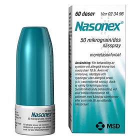 Merck Nasonex Mometasonfuroat Nässpray 60 Doser