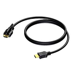 Procab Basic HDMI - HDMI High Speed with Ethernet (lock) 1m
