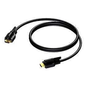 Procab Basic HDMI (lock) - HDMI High Speed with Ethernet (lock) 1m