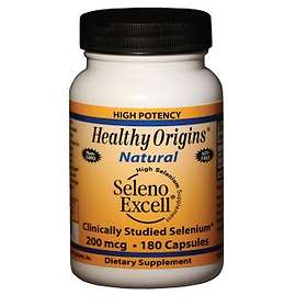 Healthy Origins Natural Seleno Excell 200mcg 180 Capsules