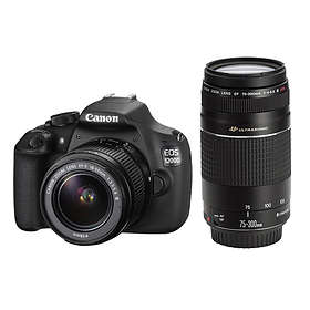 Canon EOS 1200D + 18-55/3.5-5.6 III + 75-300/4.0-5.6 III