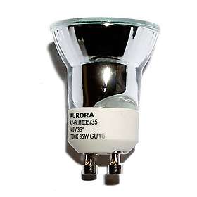 Aurora Lighting Aluminium Reflector Halogen 500cd 2700K GU10 35W