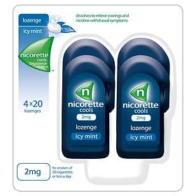 Nicorette Cools Icy Mint 2mg 80 Sugtabletter