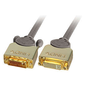 Lindy Gold DVI-D - DVI-D Dual Link M-F 2m