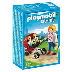 Playmobil City Life 5573 Maman avec jumeaux et landau