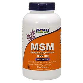 Now Foods MSM 1500mg 200 Tablets