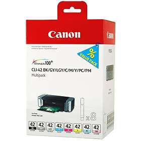 Canon CLI-42BK/GY/LGY/C/M/Y/PC/PM (8 farver)