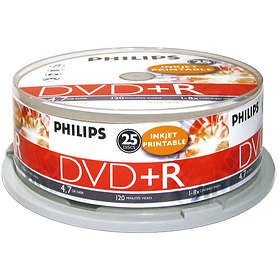 Philips DVD-R 4,7GB 16x 25-pack Spindel