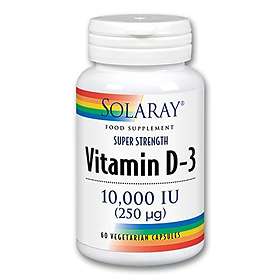 Solaray Vitamin D-3 10000IU 60 Capsules