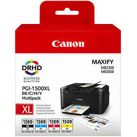 Canon PGI-1500BK/C/M/Y XL (Sort/Cyan/Magenta/Gul)