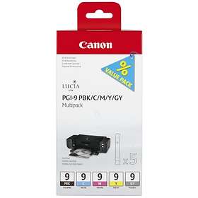 Canon PGI-9PBK/C/M/Y/GY (5 Färger)