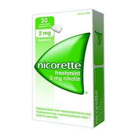 Nicorette Tuggummi Freshmint 2mg 30st