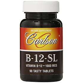 Carlson Labs B-12-SL 1000mcg 90 Tablets