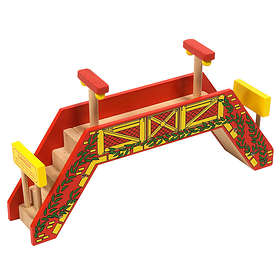 Bigjigs Rail Double Track Footbridge OLDBJT191