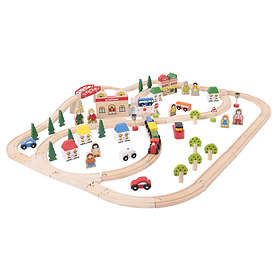 Bigjigs Rail Tågset Stad Och Landsbygd BJT015