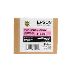 Epson T580B (Intensiivinen Vaalea magenta)