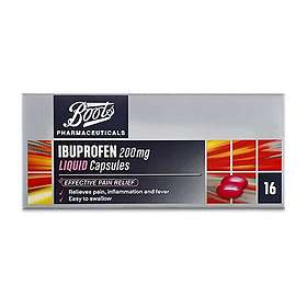 Boots Ibuprofen Liquid 200mg 16 Capsules