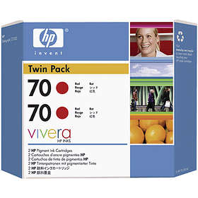 HP 70 (Punainen) 2-pack