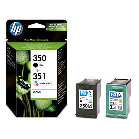 HP 350 (Noir) + 351 (3-couleur)