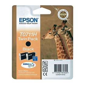 Epson T0711H (Musta) 2-pack
