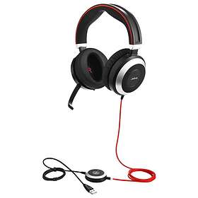 Jabra Evolve 80 UC Stereo Wireless Over-ear Headset