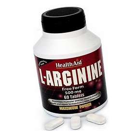HealthAid L-Arginine 500mg 60 Tabletter