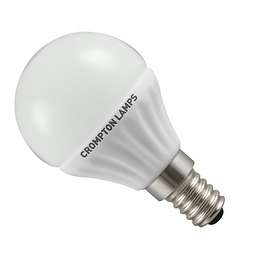 Crompton LED Round 280lm 6000K E14 4W (Dimmable)