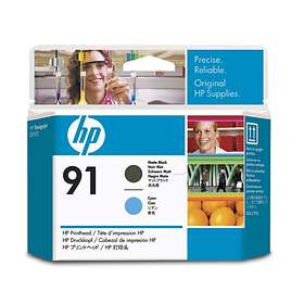 HP 91 Printhead (Matte Black/Cyan)