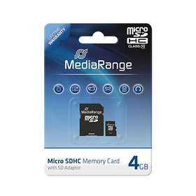 MediaRange microSDHC Class 10 4GB