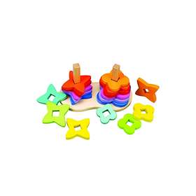 Hape Educo Double Rainbow Stacker E0406