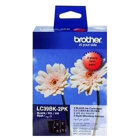 Brother LC39BK (Black) 2-pack