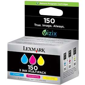 Lexmark 150 (Cyan/Magenta/Gul)