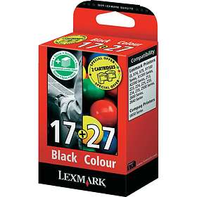 Lexmark 17 (Noir) + 27 (3-couleur)