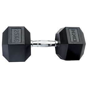 DKN Technology Rubber Hex Dumbbell 25kg